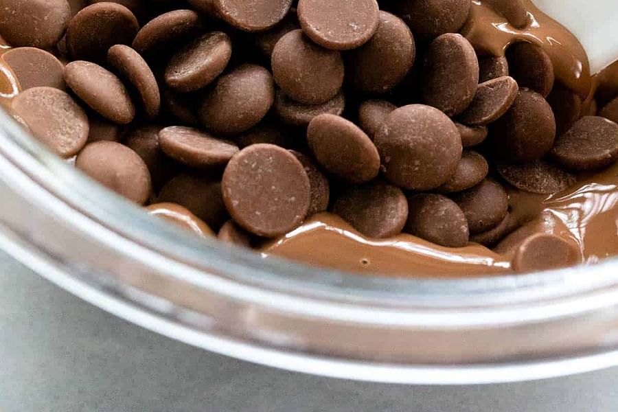Bittersweet Chocolate Chips Melting