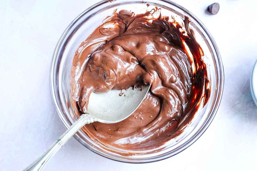 Milk Chocolate Chips Melting