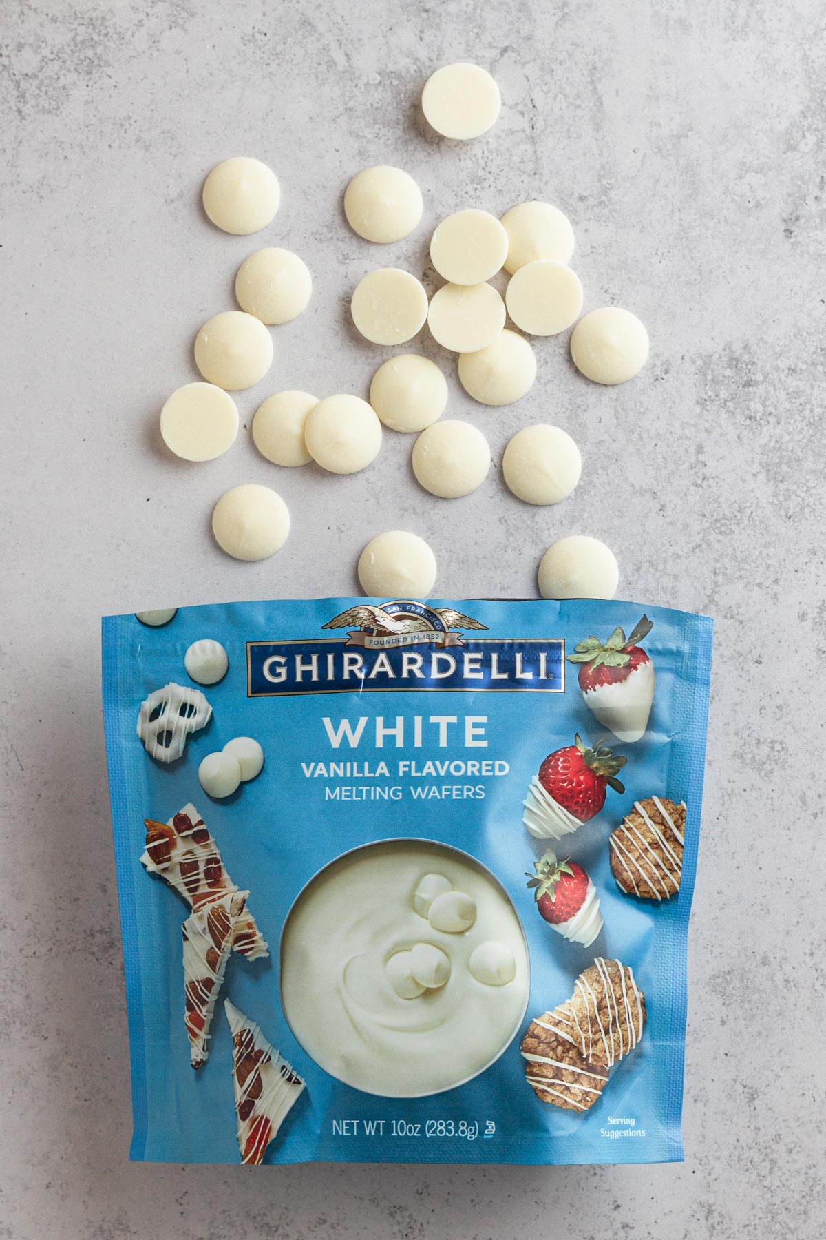 White Chocolate Chips Melting