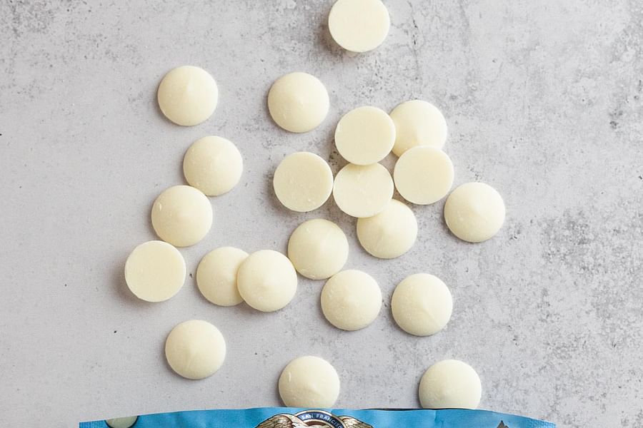 White Chocolate Chips Melting