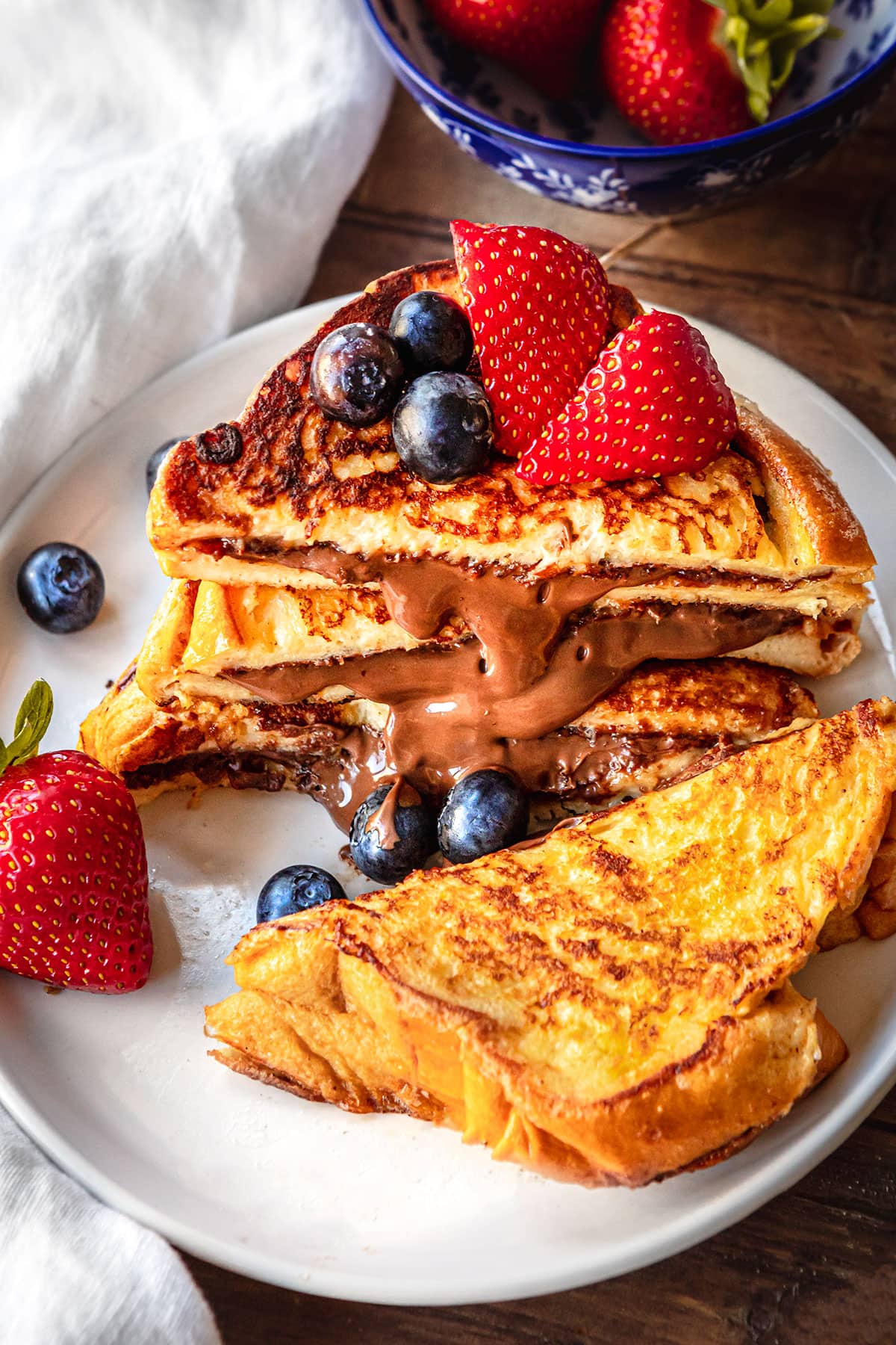 chocolate stuffed french toast