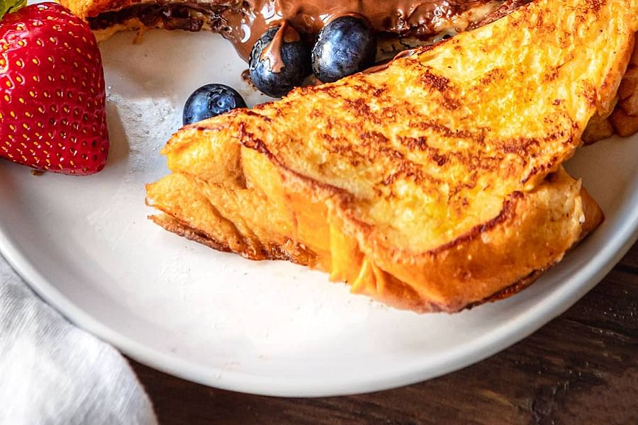 chocolate stuffed french toast