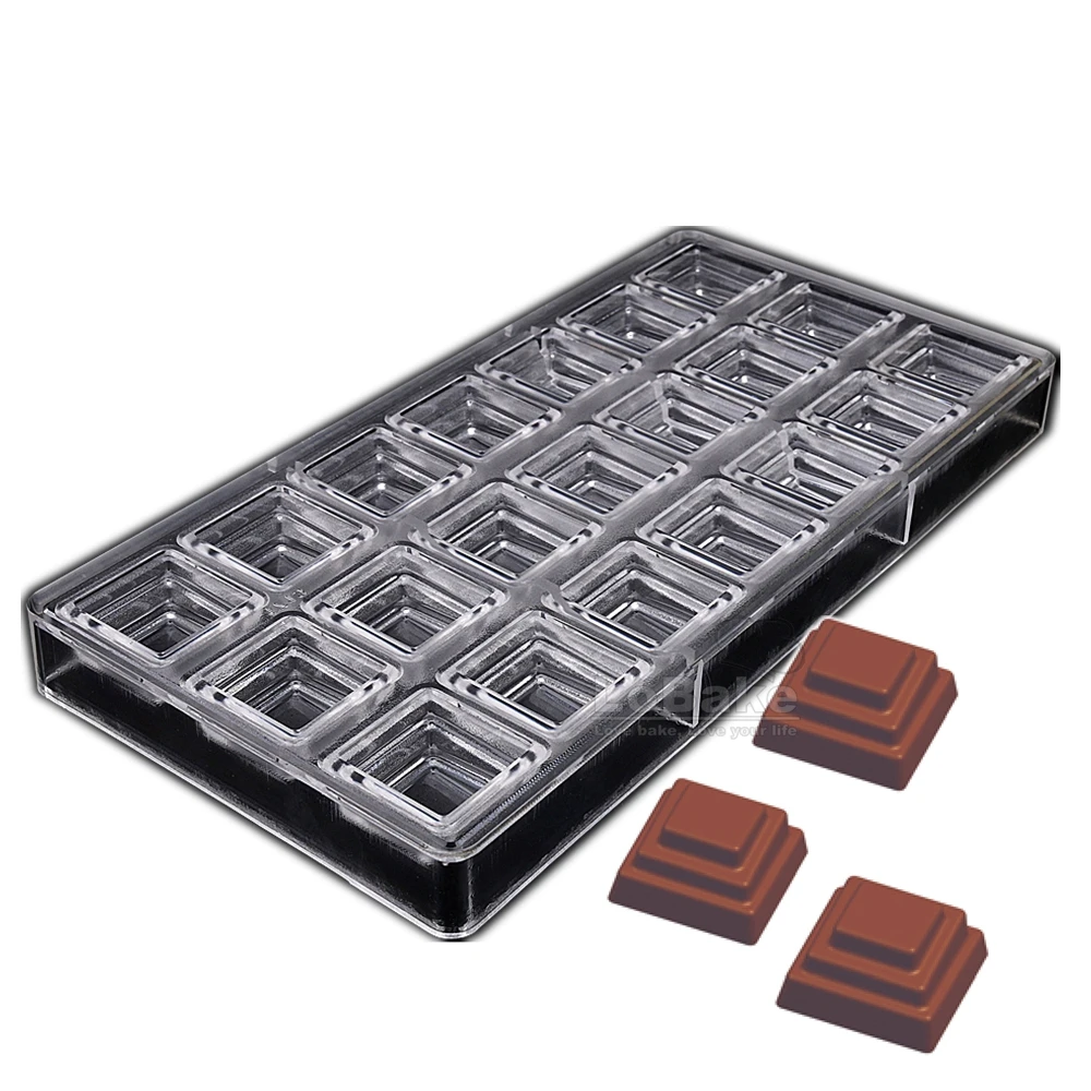 Custom logo polycarbonate chocolate molds