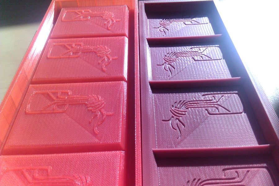 Customizable silicone chocolate molds