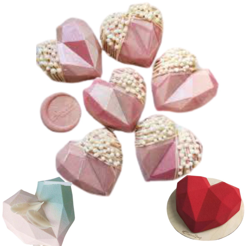 geometric chocolate molds