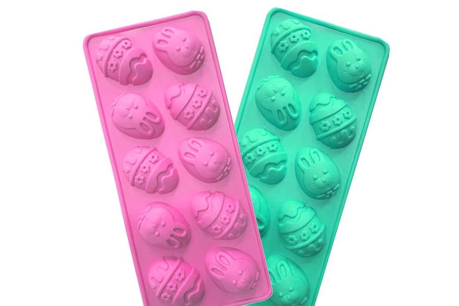 Silicone miniature figurine chocolate molds