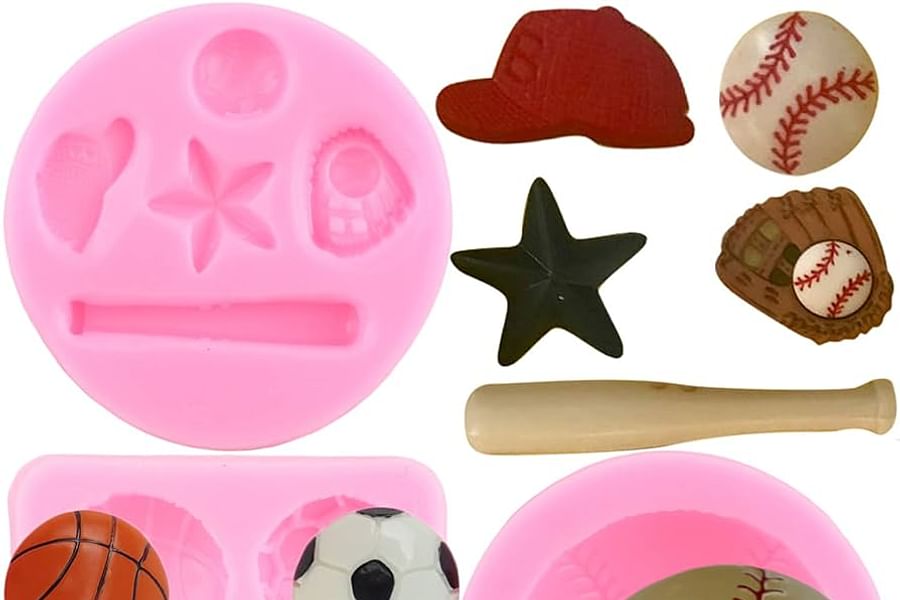 sports chocolate molds