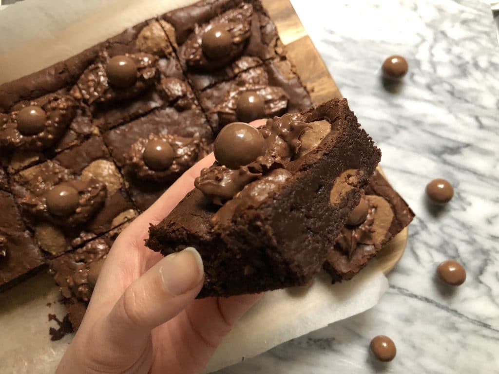 Chocolate Malt Brownies