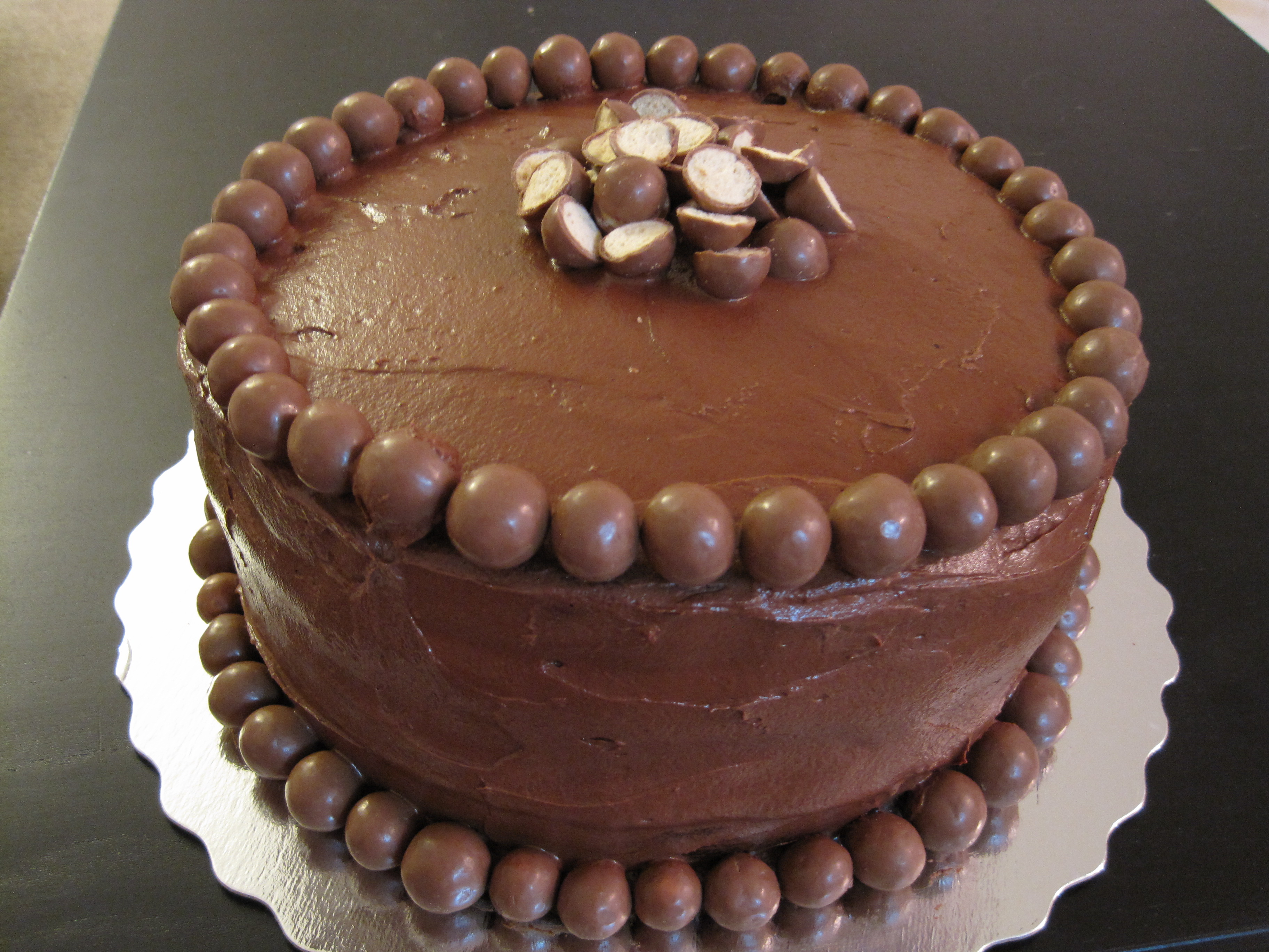 Malted Chocolate Layer Cake