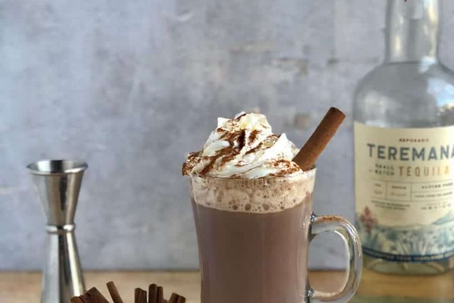 spicy chocolate tequila cocktail