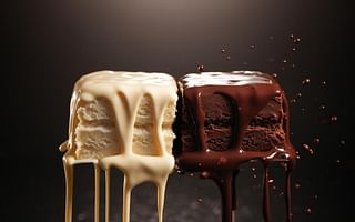 A Battle of Titans: White Chocolate vs. Dark Chocolate in Melting
