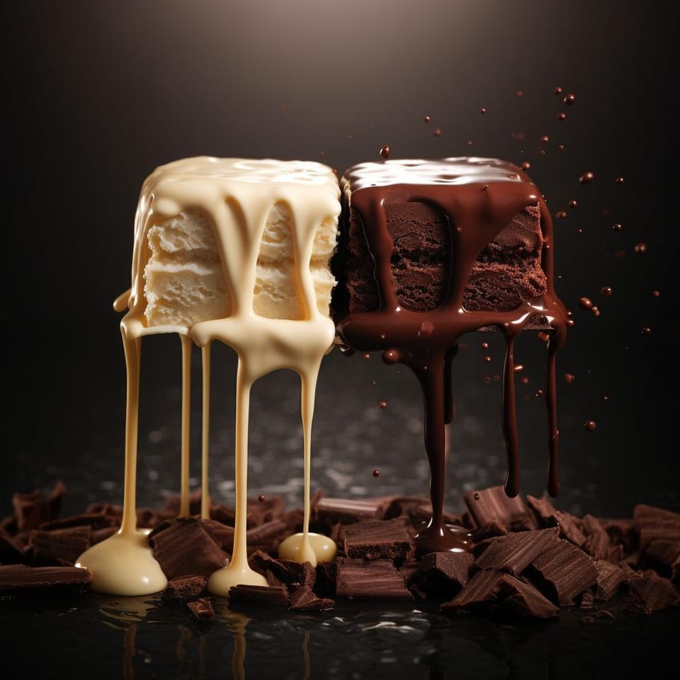 A Battle of Titans: White Chocolate vs. Dark Chocolate in Melting