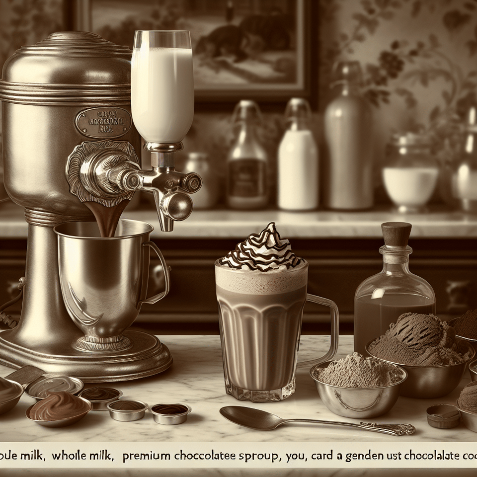 Crafting the Classic Chocolate Malt: A Nostalgic Recipe with a Modern Twist