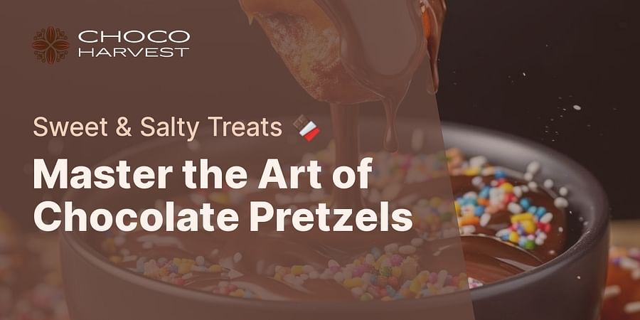 Master the Art of Chocolate Pretzels - Sweet & Salty Treats 🍫