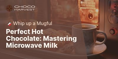 Perfect Hot Chocolate: Mastering Microwave Milk - 🍫 Whip up a Mugful