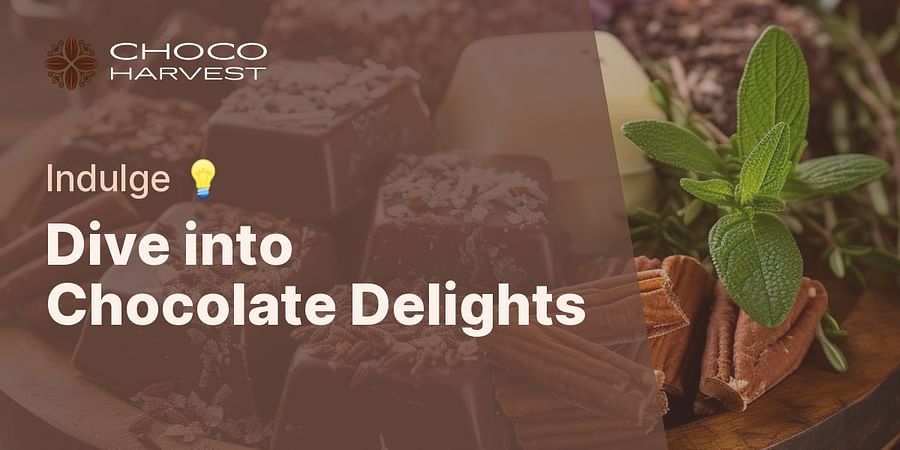 Dive into Chocolate Delights - Indulge 💡