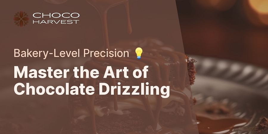 Master the Art of Chocolate Drizzling - Bakery-Level Precision 💡