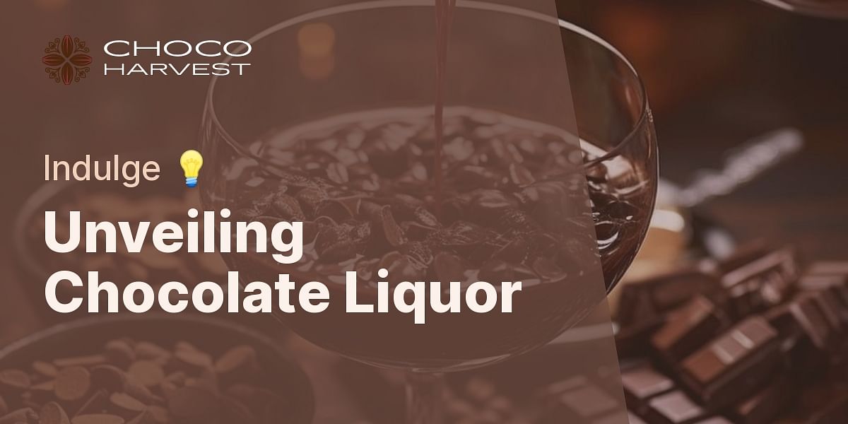 The World of Chocolate Liquor What It Is and How It's Used