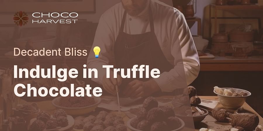 Indulge in Truffle Chocolate - Decadent Bliss 💡