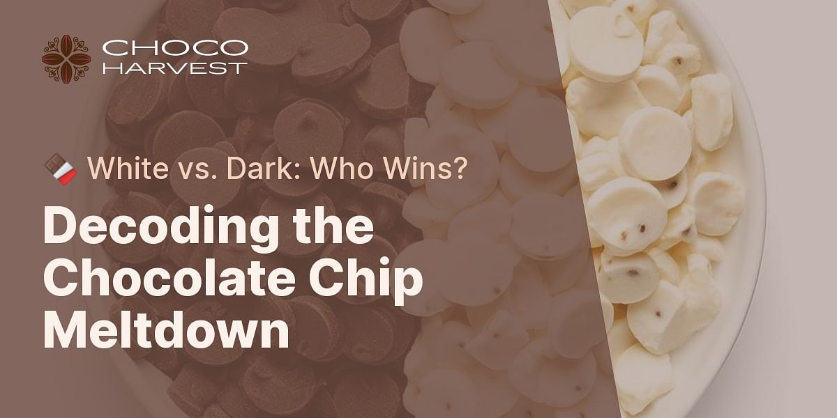 White Chocolate Chips Vs Dark Chocolate Chips The Melting Showdown