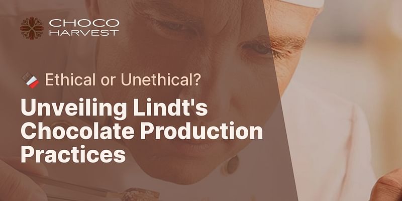 Unveiling Lindt's Chocolate Production Practices - 🍫 Ethical or Unethical?