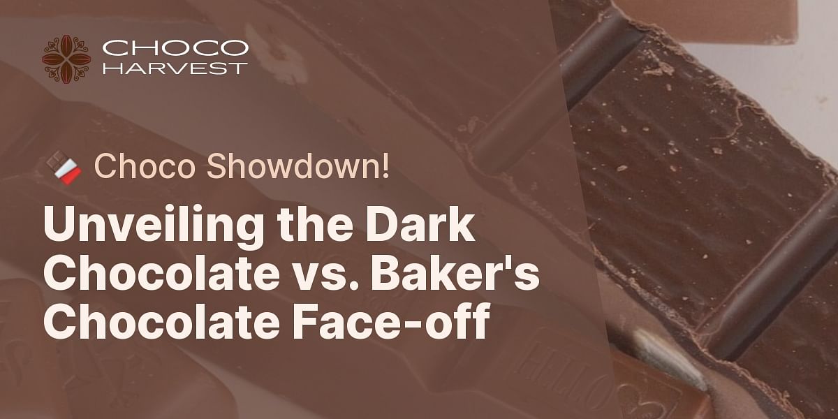 What is the difference between dark chocolate and baker's chocolate?