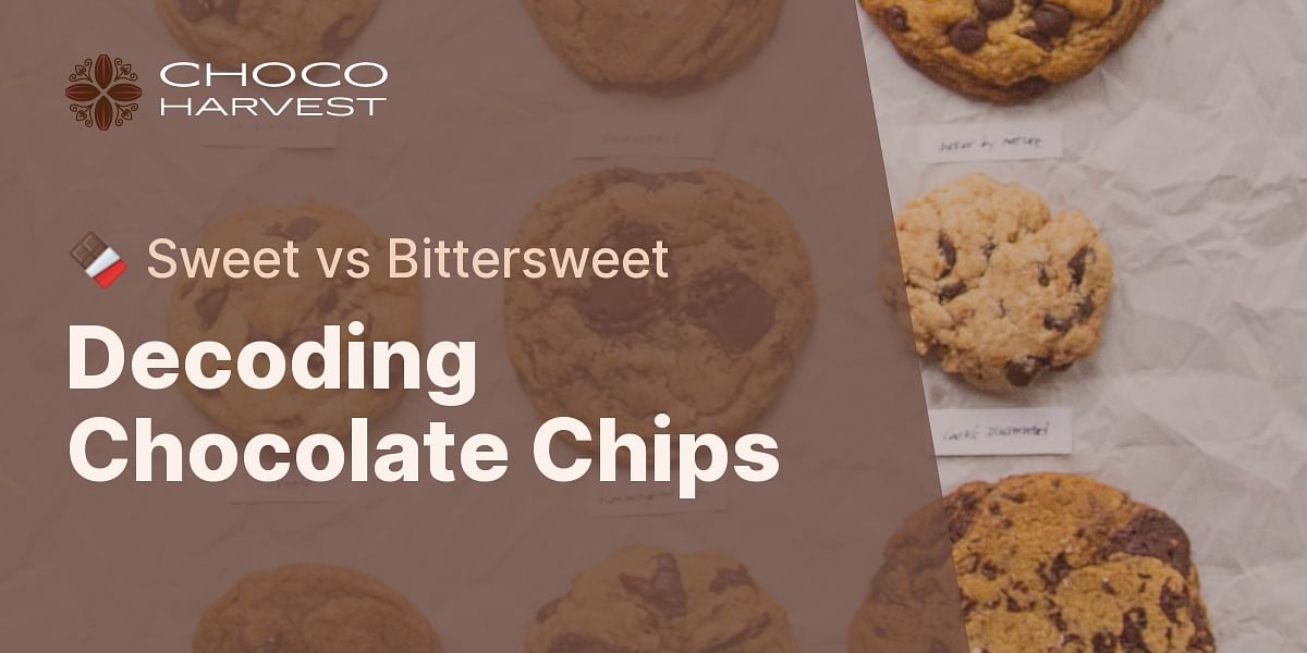 What's the difference between semisweet chocolate chips and bittersweet