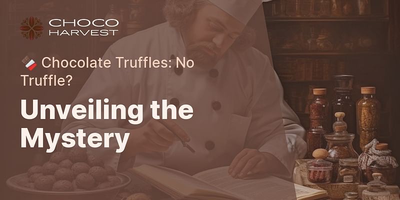 Unveiling the Mystery - 🍫 Chocolate Truffles: No Truffle?