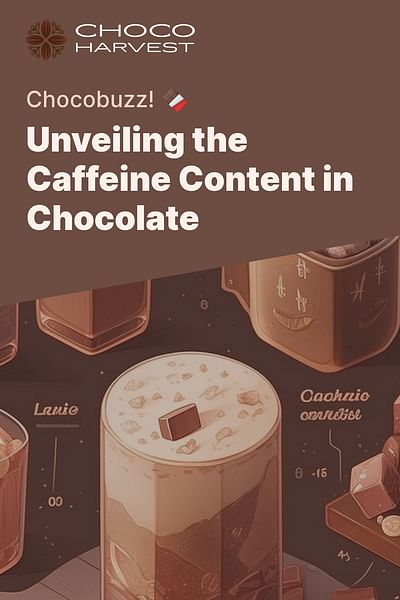 Unveiling the Caffeine Content in Chocolate - Chocobuzz! 🍫