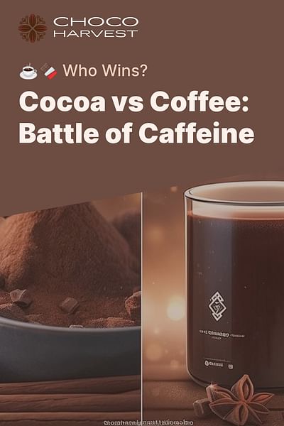 Cocoa vs Coffee: Battle of Caffeine - ☕️🍫 Who Wins?