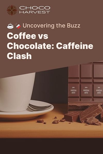 Coffee vs Chocolate: Caffeine Clash - ☕️🍫 Uncovering the Buzz