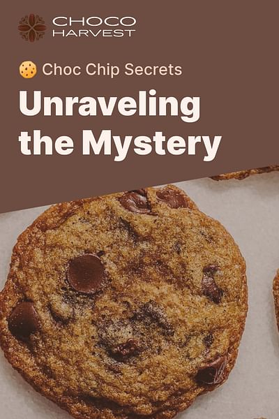 Unraveling the Mystery - 🍪 Choc Chip Secrets