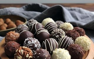 Can dairy-free chocolate truffles be made and what alternative ingredients can be used?