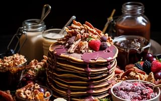 What are some unique and creative ways to incorporate chocolate into breakfast recipes?